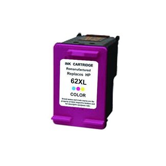SecondLife Inkjets SecondLife inkt cartridge kleur voor HP type HP 62 XL