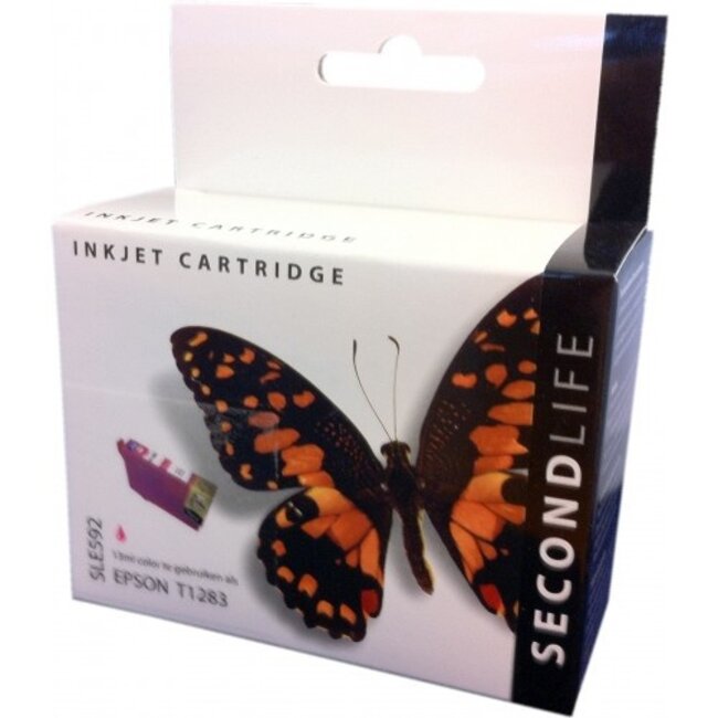 SecondLife inkt cartridge magenta voor Epson T1283