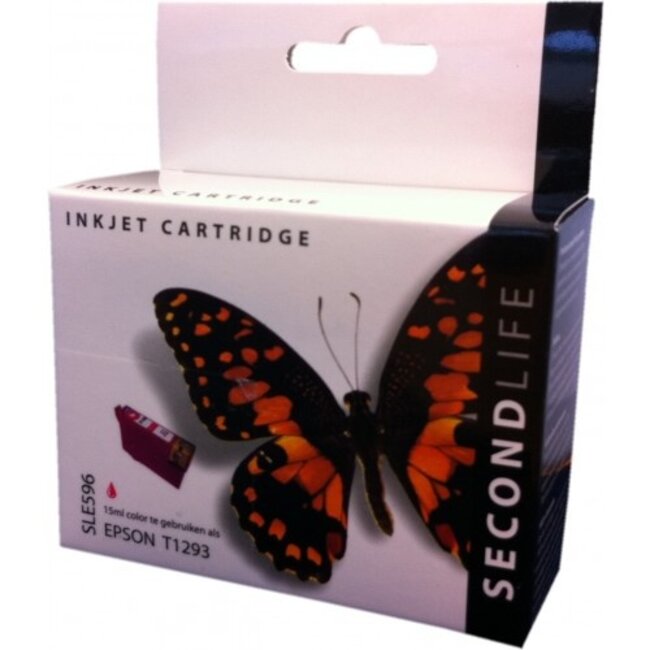 SecondLife inkt cartridge magenta voor Epson T1293
