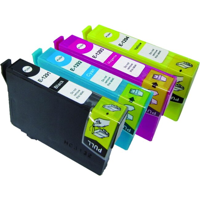 SecondLife Multipack inkt cartridges T1295 voor Epson T1291, T1292, T1293 en T1294