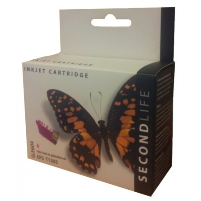 SecondLife inkt cartridge magenta voor Epson T1303