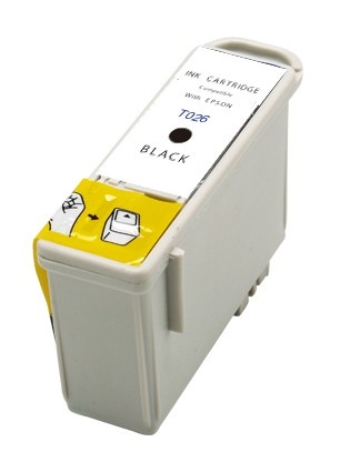 SecondLife inkt cartridge zwart voor Epson T026 | SecondLife Inkjets