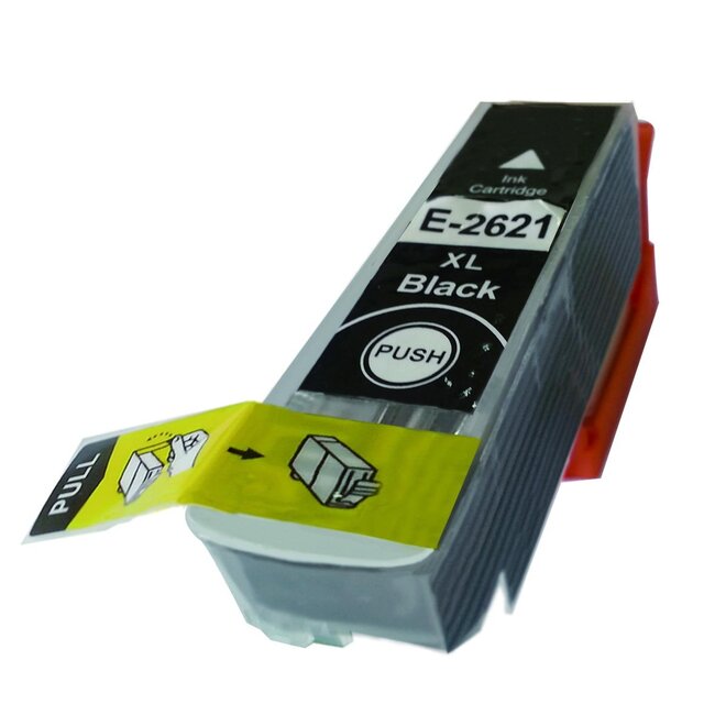 SecondLife inkt cartridge zwart voor Epson T2621 (26 XL)