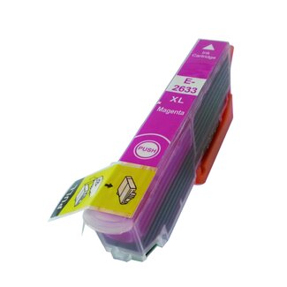 SecondLife Inkjets SecondLife inkt cartridge magenta voor Epson T2633 (26 XL)