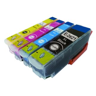SecondLife Inkjets SecondLife Multipack inkt cartridges T2616 voor Epson T2621, T2632, T2633 en T2634 (26 XL)