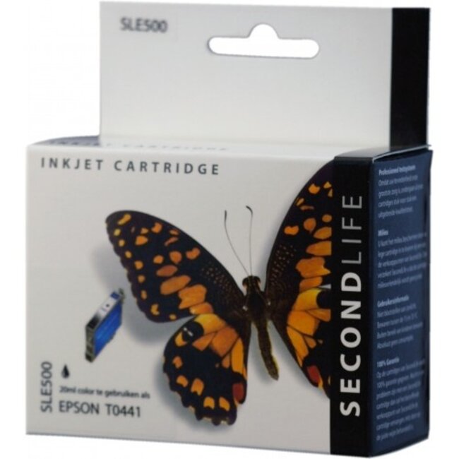 SecondLife inkt cartridge zwart voor Epson T0441