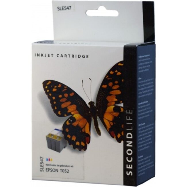 SecondLife inkt cartridge kleur voor Epson T052