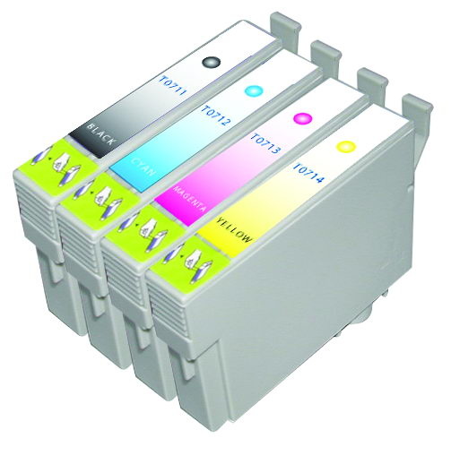 SecondLife Multipack inkt cartridges T0715 voor Epson T0711, T0712, T0713 en T0714 | SecondLife Inkjets