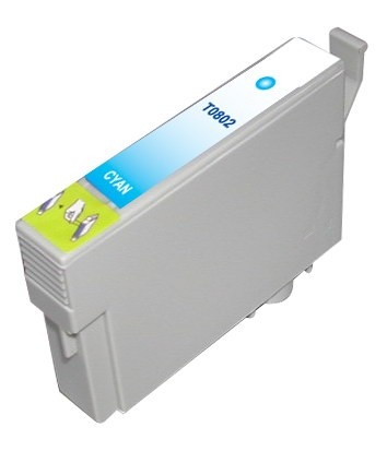 SecondLife inkt cartridge cyaan voor Epson T0802 | SecondLife Inkjets