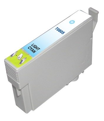 SecondLife inkt cartridge licht cyaan voor Epson T0805 | SecondLife Inkjets