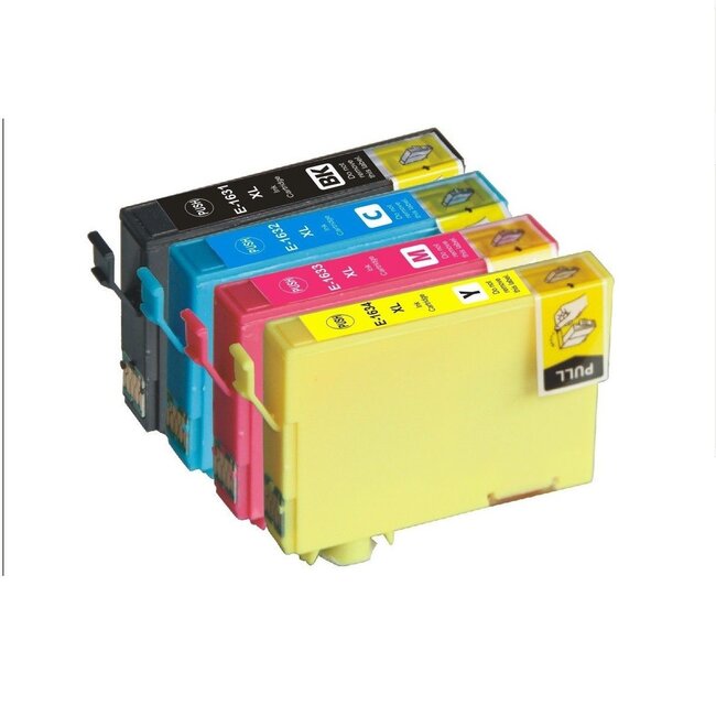 SecondLife Multipack inkt cartridges T1636 voor Epson T1631, T1632, T1633 en T1634 (16 XL)
