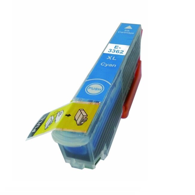 SecondLife inkt cartridge cyaan voor Epson T3362 (33 XL)