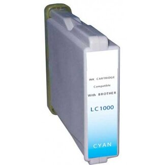 SecondLife Inkjets SecondLife inkt cartridge cyaan voor Brother LC-970C en LC1000C