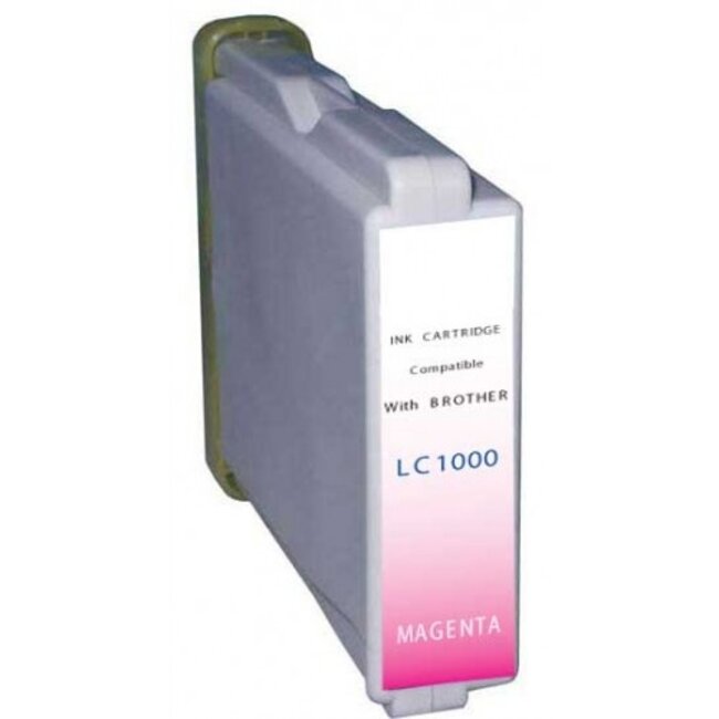 SecondLife inkt cartridge magenta voor Brother LC-970M en LC1000M