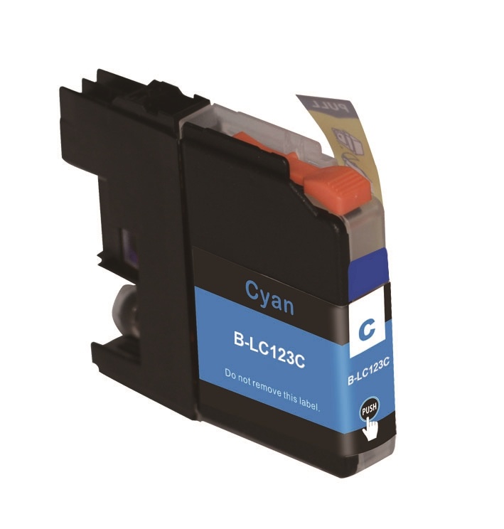 SecondLife inkt cartridge cyaan voor Brother LC-123C | SecondLife Inkjets