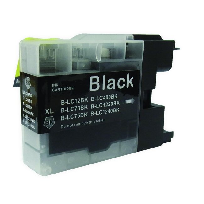 SecondLife inkt cartridge zwart voor Brother LC-1240BK