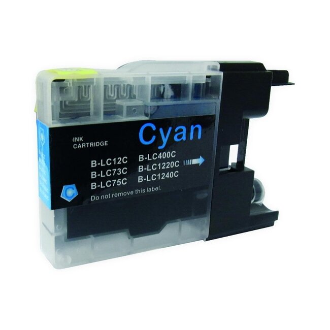 SecondLife inkt cartridge cyaan voor Brother LC-1240C