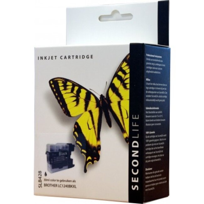 SecondLife inkt cartridge cyaan voor Brother LC-1240C