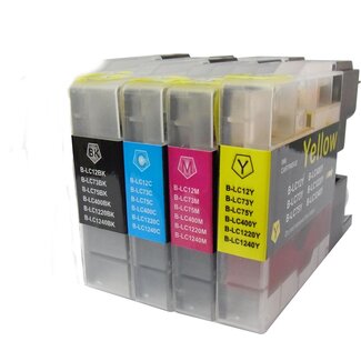 SecondLife Inkjets SecondLife Multipack inkt cartridges voor Brother LC-1240 serie