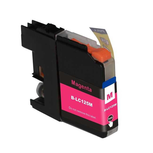 SecondLife inkt cartridge magenta voor Brother LC-125M XL