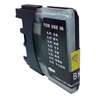 SecondLife Inkjets SecondLife inkt cartridge zwart voor Brother LC-980BK en LC1100BK