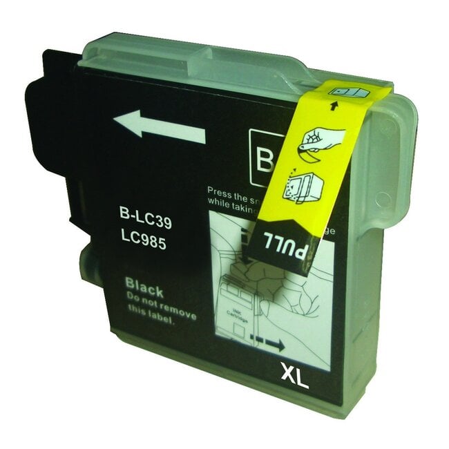 SecondLife inkt cartridge zwart voor Brother LC-985BK