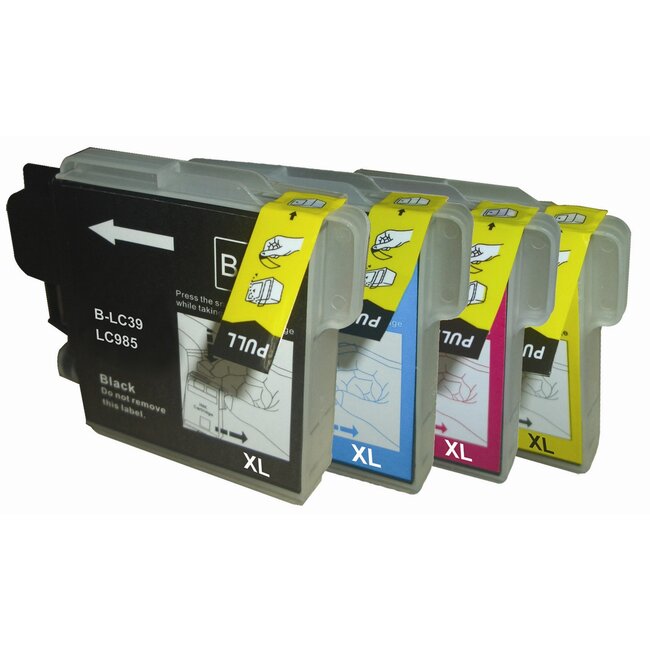 SecondLife Multipack inkt cartridges voor Brother LC-985 serie