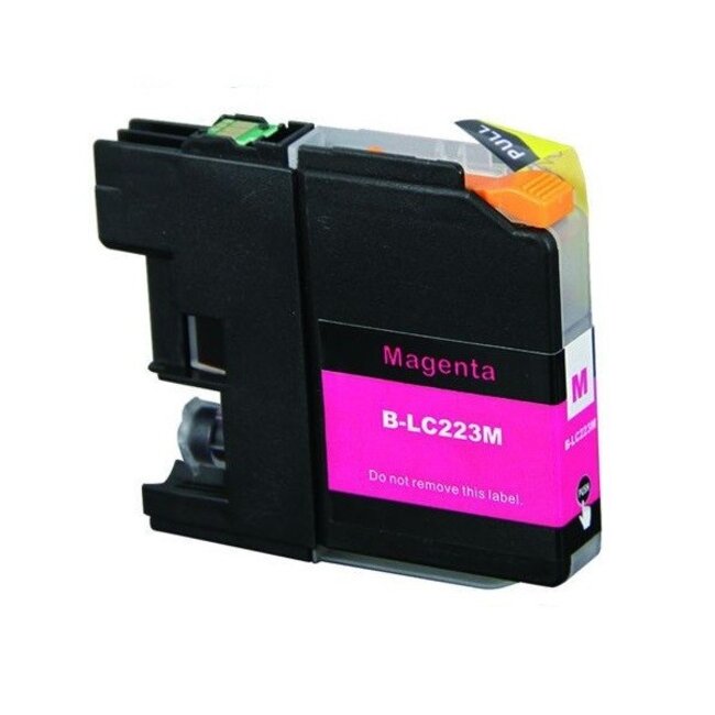 SecondLife inkt cartridge magenta voor Brother LC-223M