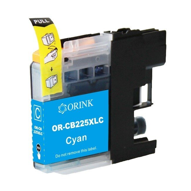 SecondLife inkt cartridge cyaan voor Brother LC-225C XL