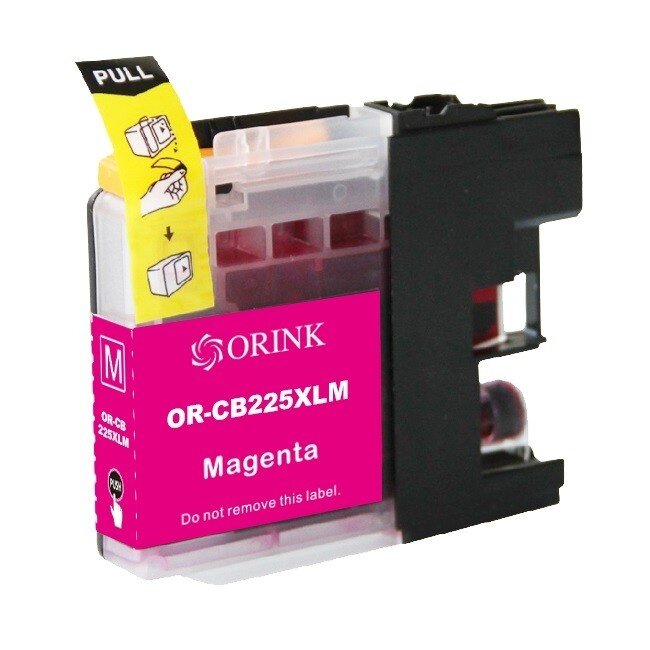 SecondLife inkt cartridge magenta voor Brother LC-225M XL
