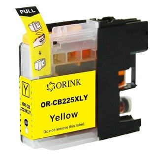SecondLife Inkjets SecondLife inkt cartridge geel voor Brother LC-225Y XL