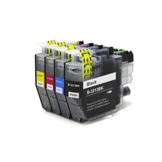 SecondLife Inkjets SecondLife Multipack inkt cartridges voor Brother LC-3213 serie