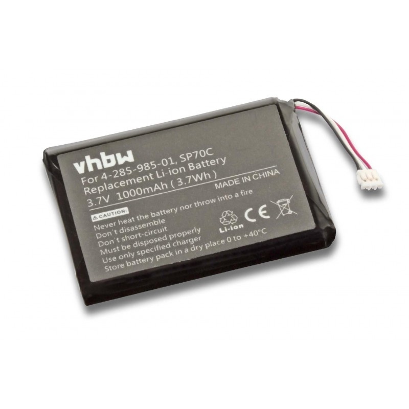 Vervangende accu SP70C voor PSP Street | VHBW
