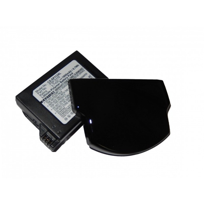 Extra grote accu PSP-S110 met cover voor PSP Slim&Lite | VHBW