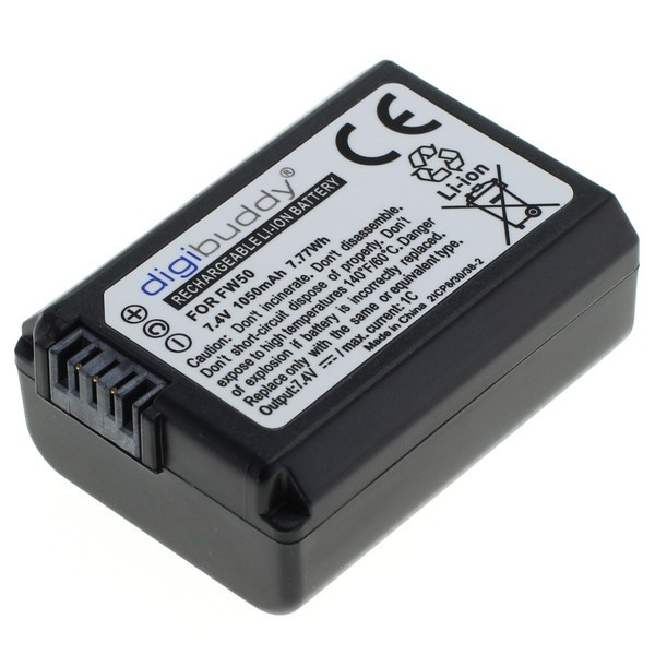 Camera accu compatibel met Sony NP-FW50 - 1050 mAh | Digibuddy