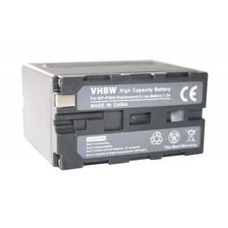 VHBW Camera accu compatibel met Sony NP-F930, NP-F950, NP-F960 en NP-F970 - 6000 mAh