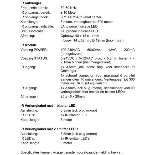 Marmitek IR Control 11 XTRA