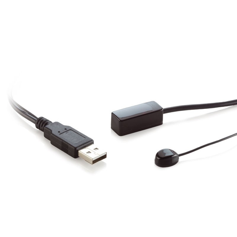 Infrarood verlenger - Marmitek IR100USB - Infrarood blaster - Bedien een apparaat dat achter je TV is geplaatst met je eigen afstandsbediening - Plaats audio/video apparatuur uit het zicht - 