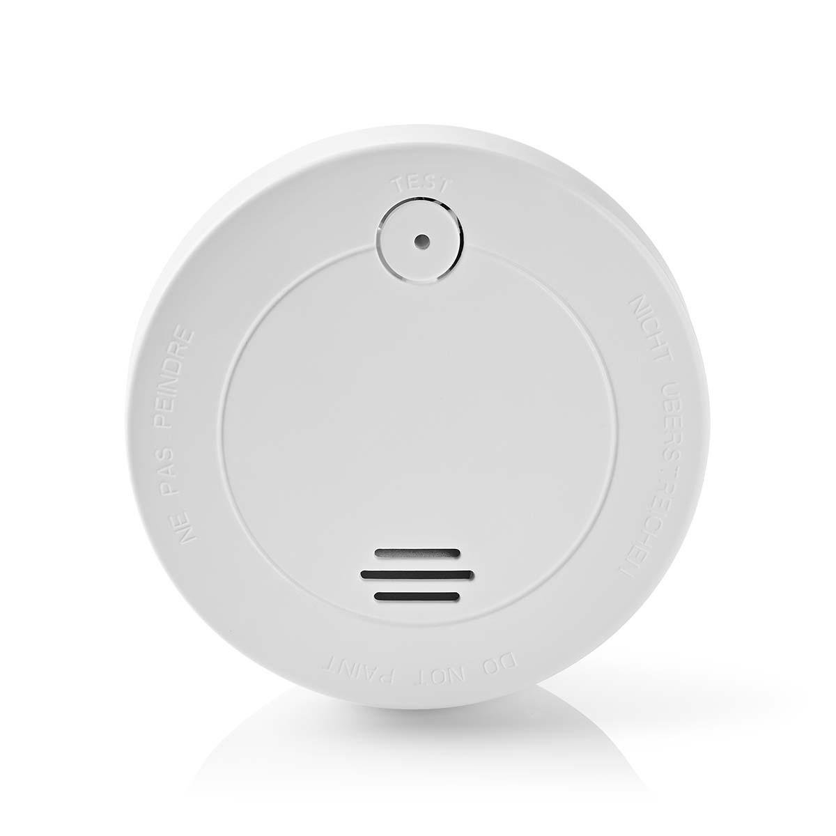 Rookmelder | Batterij Gevoed | Batterijlevensduur tot: 1 Jaar | EN 14604 | Met testknop | 85 dB | ABS | Wit | 1 Stuks