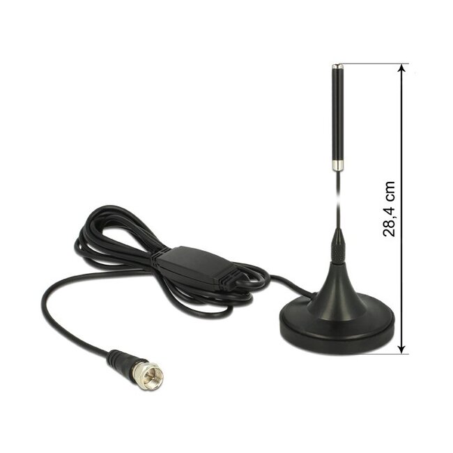 DAB+ Antenne met F (m) connector - 21 dBi - 2 meter