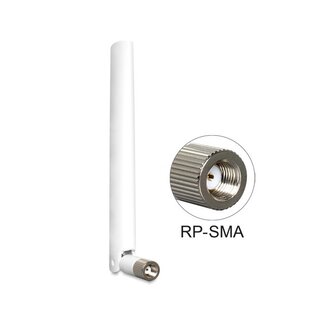 DeLOCK WLAN IEEE 802.11 ac/a/b/g/n Antenne met SMA-RP (m) connector - 2 - 4 dBi