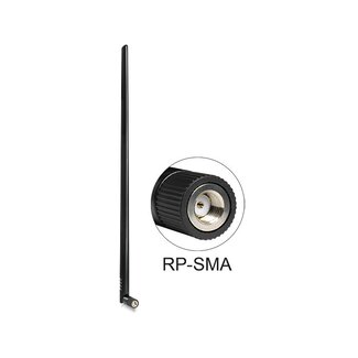 DeLOCK WLAN IEEE 802.11 b/g/n Antenne met SMA-RP (m) connector - 9 dBi