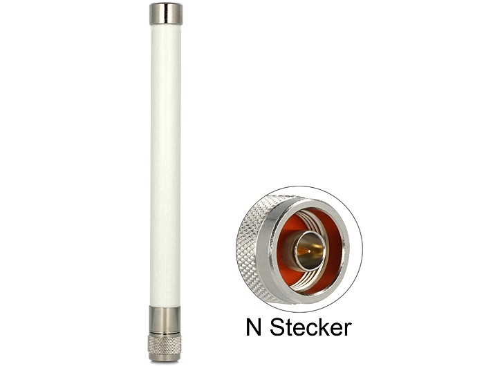 DeLOCK WLAN IEEE 802.11 ac/a/b/g/n Antenne met N (m) connector - 4,5 - 7 dBi