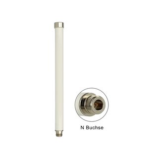 DeLOCK WLAN IEEE 802.11 ac/a/h/b/g/n Antenne met N (v) connector - 6 - 8 dBi