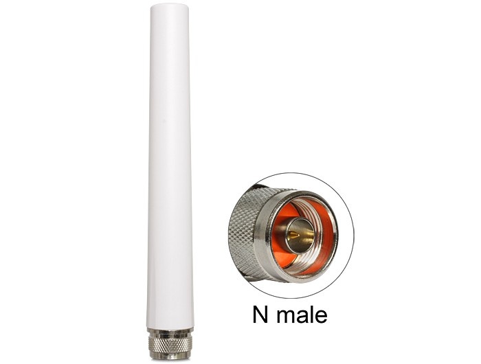 DeLOCK 88452. Antenne versterkingsniveau (max): 2,5 dBi, Frequentieband: 2.4 - 2.5 GHz, Netwerkstandaard: IEEE 802.11b, IEEE 802.11g, IEEE 802.11n. Soort antenne: Omnidirectionele
