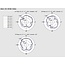 WLAN IEEE 802.11 ac/a/h/b/g/n Twin PCB Antenne met MHF IPEX (v) connector - 3 - 5 dBi - 0,15 meter