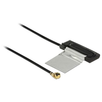 DeLOCK WLAN IEEE 802.11 ac/a/h/b/g/n CCD Antenne met MHF IPEX (v) connector - 1 dBi - 0,20 meter