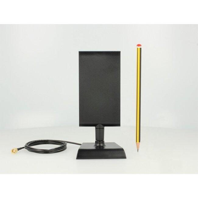 DeLOCK LTE antenne met SMA (m) connector - 2-4 dBi / zwart - 1 meter