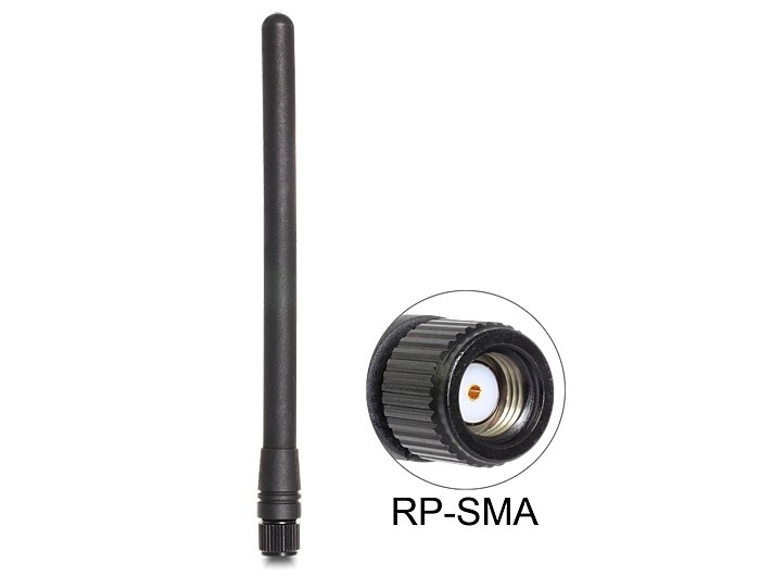 Delock ZigBee RP-SMA WiFi-staafantenne 2 dB