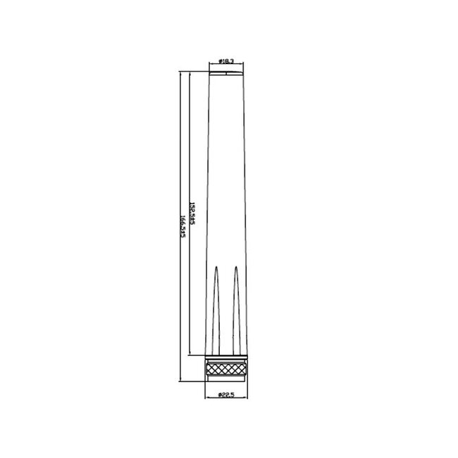 LTE Antenne met N (v) connector - 2,5 dBi